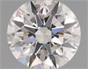 Natural Diamond 0.40 Carats, Round with Excellent Cut, I Color, IF Clarity and Certified by GIA