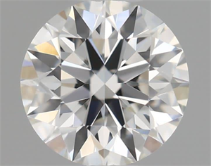 Picture of Natural Diamond 0.40 Carats, Round with Excellent Cut, H Color, VS1 Clarity and Certified by GIA