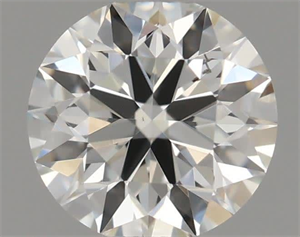 Picture of Natural Diamond 0.40 Carats, Round with Very Good Cut, I Color, SI1 Clarity and Certified by GIA