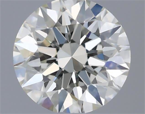 Picture of Natural Diamond 0.40 Carats, Round with Excellent Cut, K Color, VS1 Clarity and Certified by GIA