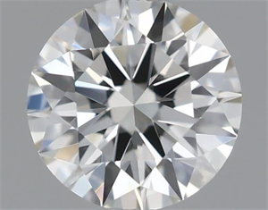 Picture of Natural Diamond 0.40 Carats, Round with Excellent Cut, K Color, IF Clarity and Certified by GIA