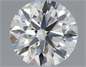 Natural Diamond 0.40 Carats, Round with Very Good Cut, K Color, VVS1 Clarity and Certified by GIA