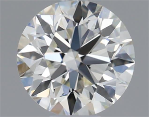 Picture of Natural Diamond 0.40 Carats, Round with Very Good Cut, K Color, VVS1 Clarity and Certified by GIA