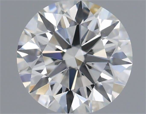 Picture of Natural Diamond 0.40 Carats, Round with Excellent Cut, J Color, VS1 Clarity and Certified by GIA