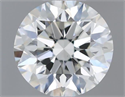 Natural Diamond 0.40 Carats, Round with Very Good Cut, J Color, VVS2 Clarity and Certified by GIA