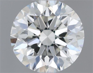 Picture of Natural Diamond 0.40 Carats, Round with Very Good Cut, J Color, VVS2 Clarity and Certified by GIA