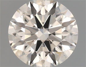 Picture of Natural Diamond 0.40 Carats, Round with Excellent Cut, K Color, VS2 Clarity and Certified by GIA