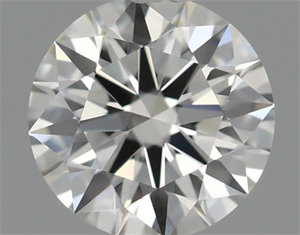 Picture of Natural Diamond 0.40 Carats, Round with Excellent Cut, J Color, VVS2 Clarity and Certified by GIA