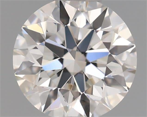 Picture of Natural Diamond 0.40 Carats, Round with Very Good Cut, J Color, VVS1 Clarity and Certified by GIA