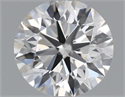 Natural Diamond 0.40 Carats, Round with Very Good Cut, J Color, VVS2 Clarity and Certified by GIA