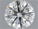 Natural Diamond 0.40 Carats, Round with Excellent Cut, J Color, VVS1 Clarity and Certified by GIA