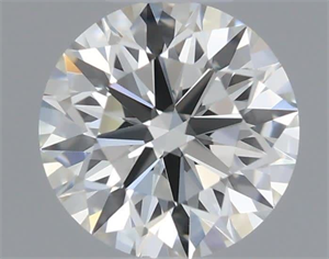 Picture of Natural Diamond 0.40 Carats, Round with Excellent Cut, J Color, VVS1 Clarity and Certified by GIA