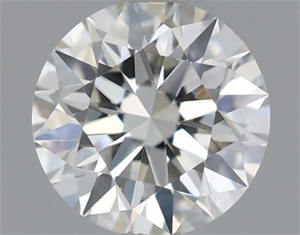 Picture of Natural Diamond 0.40 Carats, Round with Excellent Cut, J Color, VVS2 Clarity and Certified by GIA