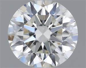 Picture of Natural Diamond 0.40 Carats, Round with Excellent Cut, J Color, VVS2 Clarity and Certified by GIA