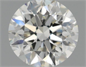 Natural Diamond 0.40 Carats, Round with Very Good Cut, J Color, VVS1 Clarity and Certified by GIA