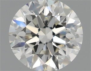 Picture of Natural Diamond 0.40 Carats, Round with Very Good Cut, J Color, VVS1 Clarity and Certified by GIA