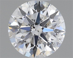 Picture of Natural Diamond 0.41 Carats, Round with Excellent Cut, F Color, SI2 Clarity and Certified by GIA