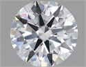 Natural Diamond 0.41 Carats, Round with Excellent Cut, E Color, VVS2 Clarity and Certified by GIA