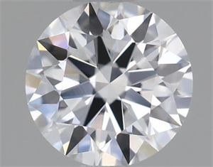 Picture of Natural Diamond 0.41 Carats, Round with Excellent Cut, E Color, VVS2 Clarity and Certified by GIA