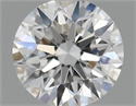 Natural Diamond 0.41 Carats, Round with Excellent Cut, F Color, VVS1 Clarity and Certified by GIA