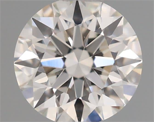 Picture of Natural Diamond 0.41 Carats, Round with Excellent Cut, I Color, VS1 Clarity and Certified by GIA