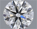 Natural Diamond 0.41 Carats, Round with Very Good Cut, J Color, SI2 Clarity and Certified by GIA