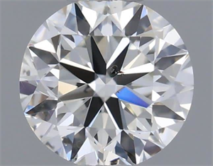 Picture of Natural Diamond 0.41 Carats, Round with Very Good Cut, J Color, SI2 Clarity and Certified by GIA