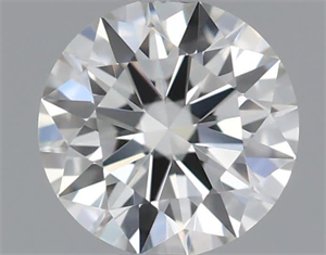 Picture of Natural Diamond 0.41 Carats, Round with Excellent Cut, J Color, VVS1 Clarity and Certified by GIA