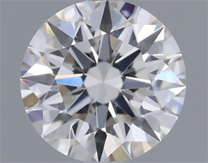 Picture of Natural Diamond 0.42 Carats, Round with Excellent Cut, G Color, VVS1 Clarity and Certified by GIA