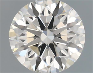 Picture of Natural Diamond 0.43 Carats, Round with Excellent Cut, K Color, VVS2 Clarity and Certified by GIA