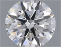 Natural Diamond 0.42 Carats, Round with Excellent Cut, J Color, VVS2 Clarity and Certified by GIA