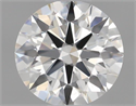 Natural Diamond 0.44 Carats, Round with Excellent Cut, H Color, SI1 Clarity and Certified by GIA