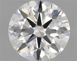 Picture of Natural Diamond 0.44 Carats, Round with Excellent Cut, H Color, SI1 Clarity and Certified by GIA