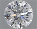 Natural Diamond 0.50 Carats, Round with Good Cut, E Color, I1 Clarity and Certified by GIA