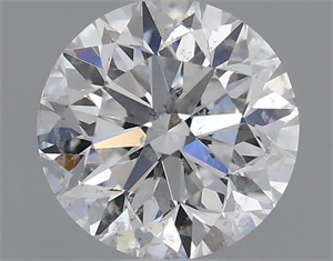 Picture of Natural Diamond 0.50 Carats, Round with Good Cut, E Color, I1 Clarity and Certified by GIA