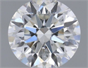 Natural Diamond 0.50 Carats, Round with Very Good Cut, H Color, I1 Clarity and Certified by GIA