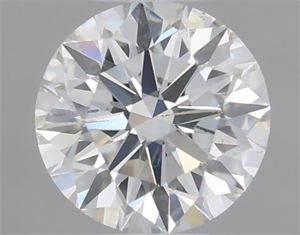 Picture of Natural Diamond 0.50 Carats, Round with Excellent Cut, I Color, SI2 Clarity and Certified by GIA