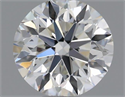 Natural Diamond 0.50 Carats, Round with Very Good Cut, J Color, VVS2 Clarity and Certified by GIA