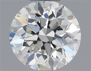 Picture of Natural Diamond 0.50 Carats, Round with Good Cut, J Color, SI1 Clarity and Certified by GIA