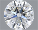 Natural Diamond 0.50 Carats, Round with Good Cut, J Color, VS1 Clarity and Certified by GIA