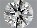 Natural Diamond 0.50 Carats, Round with Excellent Cut, J Color, VS1 Clarity and Certified by GIA