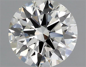 Picture of Natural Diamond 0.50 Carats, Round with Excellent Cut, J Color, VS1 Clarity and Certified by GIA