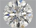 Natural Diamond 0.50 Carats, Round with Excellent Cut, K Color, VS2 Clarity and Certified by GIA