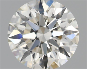 Picture of Natural Diamond 0.50 Carats, Round with Excellent Cut, K Color, VS2 Clarity and Certified by GIA