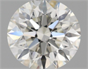 Natural Diamond 0.50 Carats, Round with Excellent Cut, K Color, VVS1 Clarity and Certified by GIA