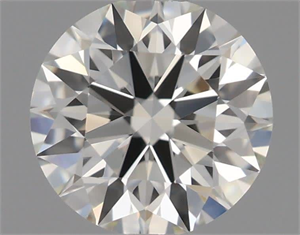 Picture of Natural Diamond 0.50 Carats, Round with Excellent Cut, K Color, VVS1 Clarity and Certified by GIA