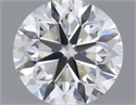 Natural Diamond 0.50 Carats, Round with Very Good Cut, K Color, VVS1 Clarity and Certified by GIA