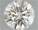 Natural Diamond 0.50 Carats, Round with Excellent Cut, K Color, VVS1 Clarity and Certified by GIA