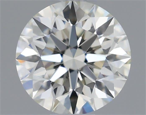 Picture of Natural Diamond 0.50 Carats, Round with Excellent Cut, K Color, VVS1 Clarity and Certified by GIA