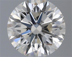 Picture of Natural Diamond 0.50 Carats, Round with Very Good Cut, K Color, VVS1 Clarity and Certified by GIA